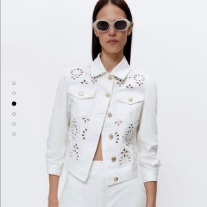 Uterqüe embroidered jacket